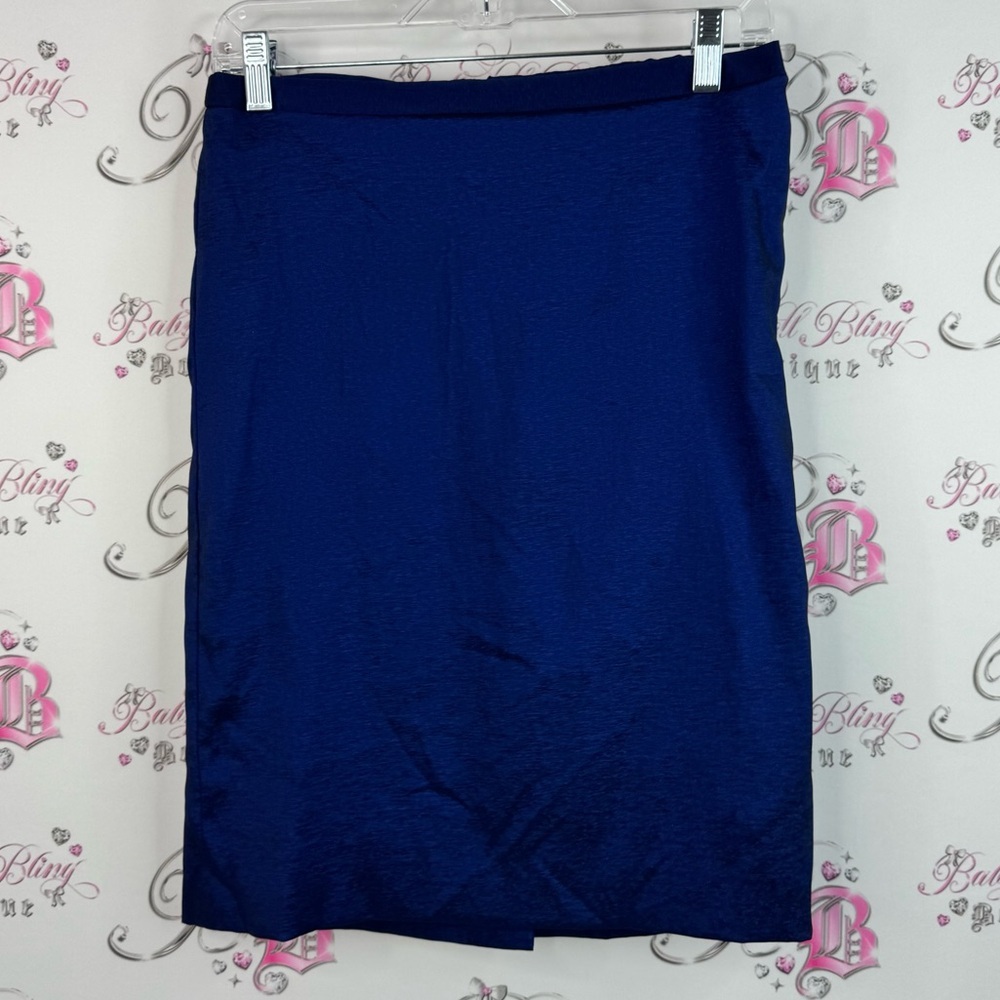 BCBGMaxAzria skirt pencil deep Royal Blue Pencil Skirt glamour